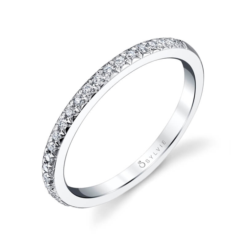 (14K Yellow) Classic Round Wedding Band - Morgan