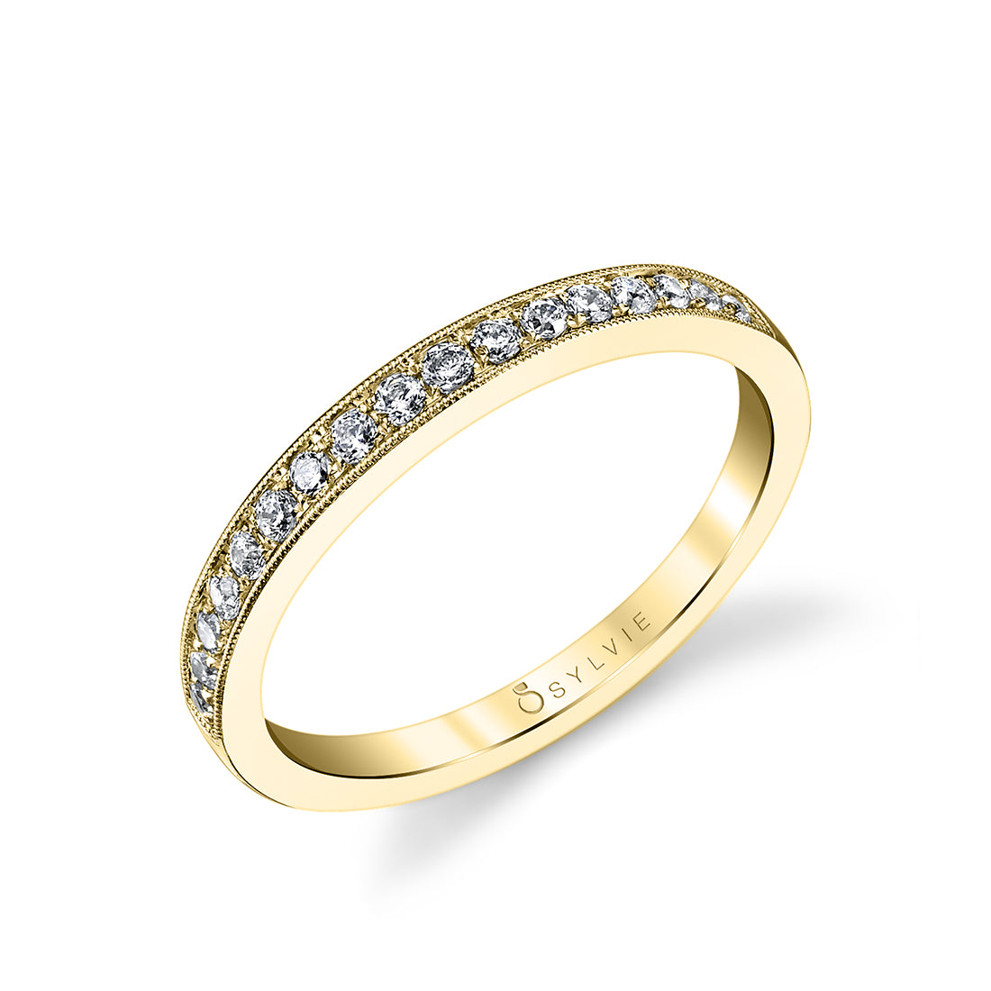 (18K Yellow) Classic Wedding Band - Felicia