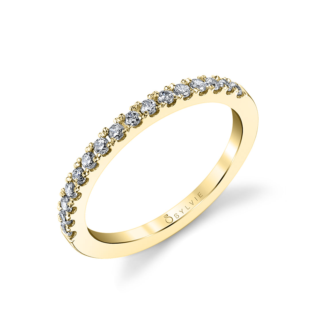 (14K Yellow) Classic Wedding Band - Bridgette