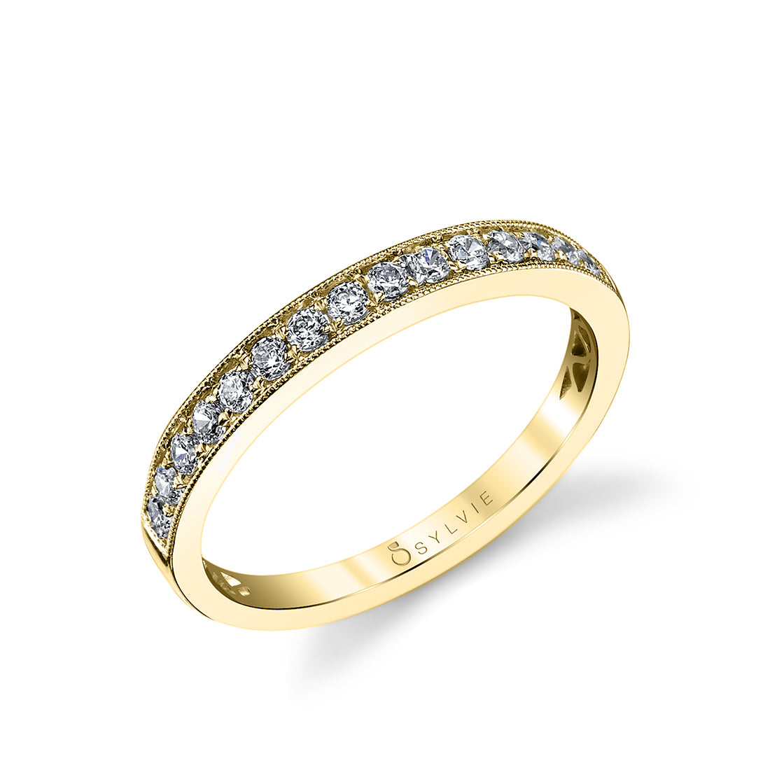 (14K Yellow) Classic Wedding Band - Louisette