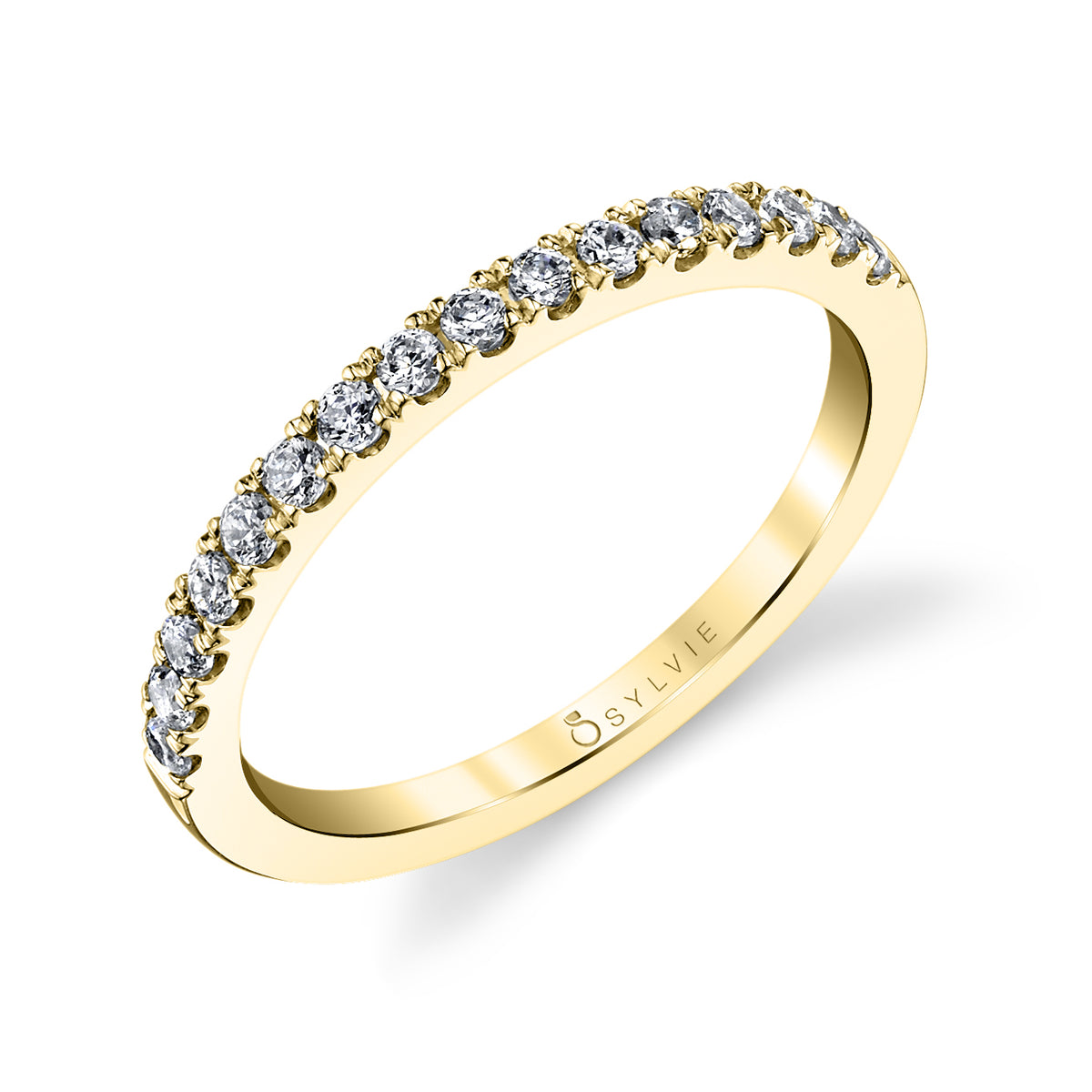 (14K Yellow) Classic Wedding Band - Rose
