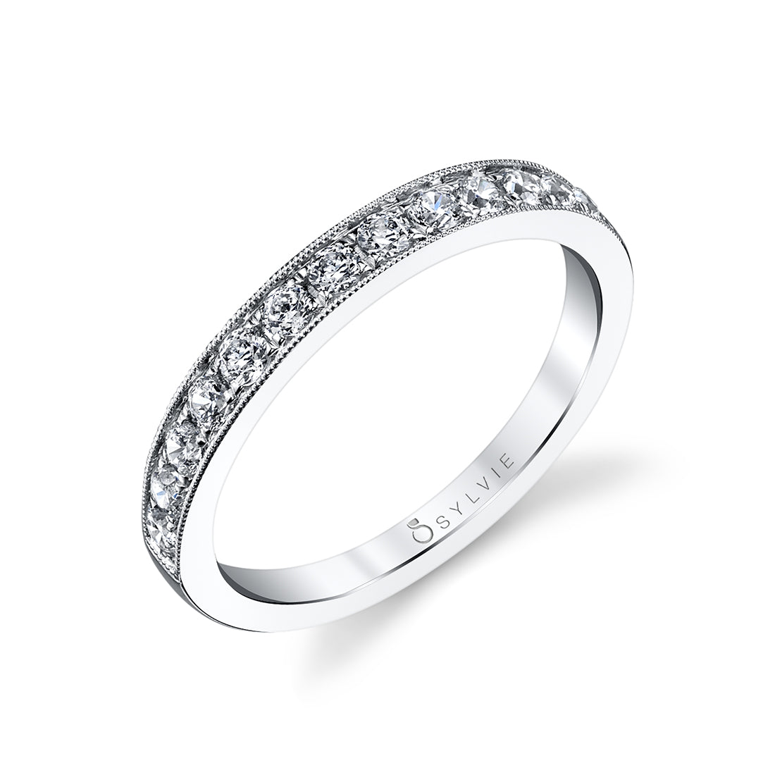 (Gallery) Classic Wedding Band with Milgrain Accents