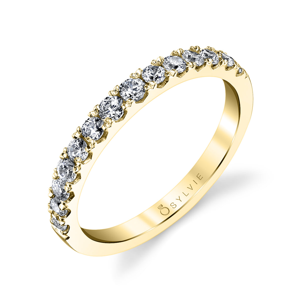 (14K Yellow) Classic Wedding Band - Luna