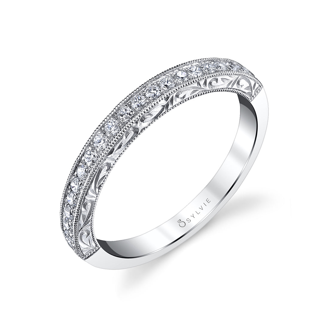 (Gallery) Hand Engraved Vintage Wedding Band - Envie