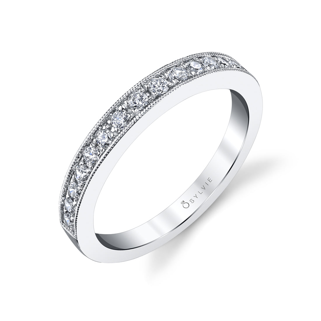 (Gallery) Classic Diamond Wedding Band - Cassie