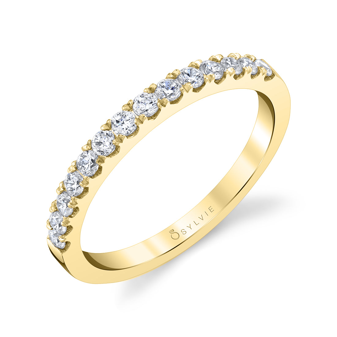 (18K Yellow) Isadora - Classic Wedding Band