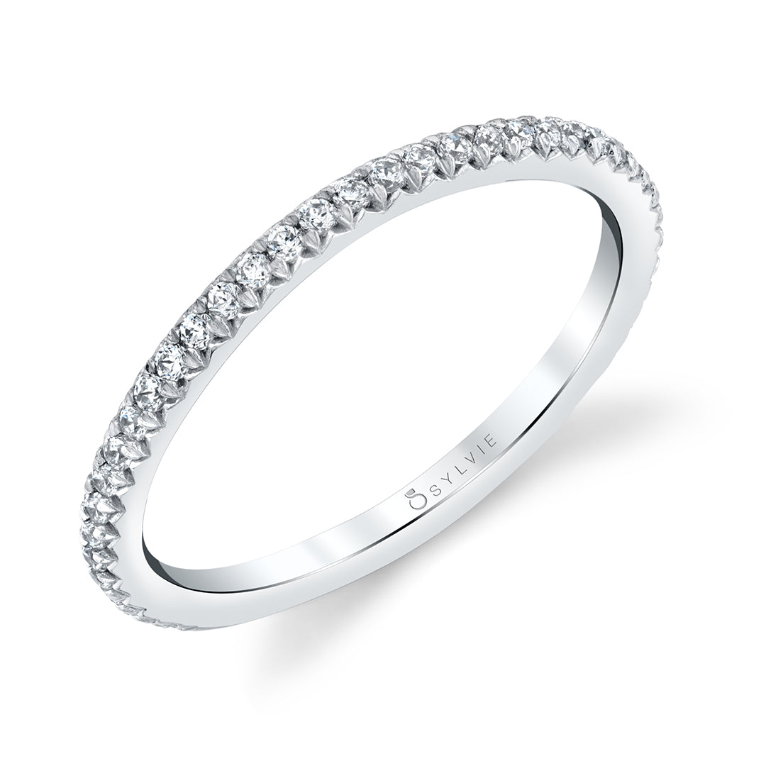 (Platinum White) Romane - Classic Wedding Band