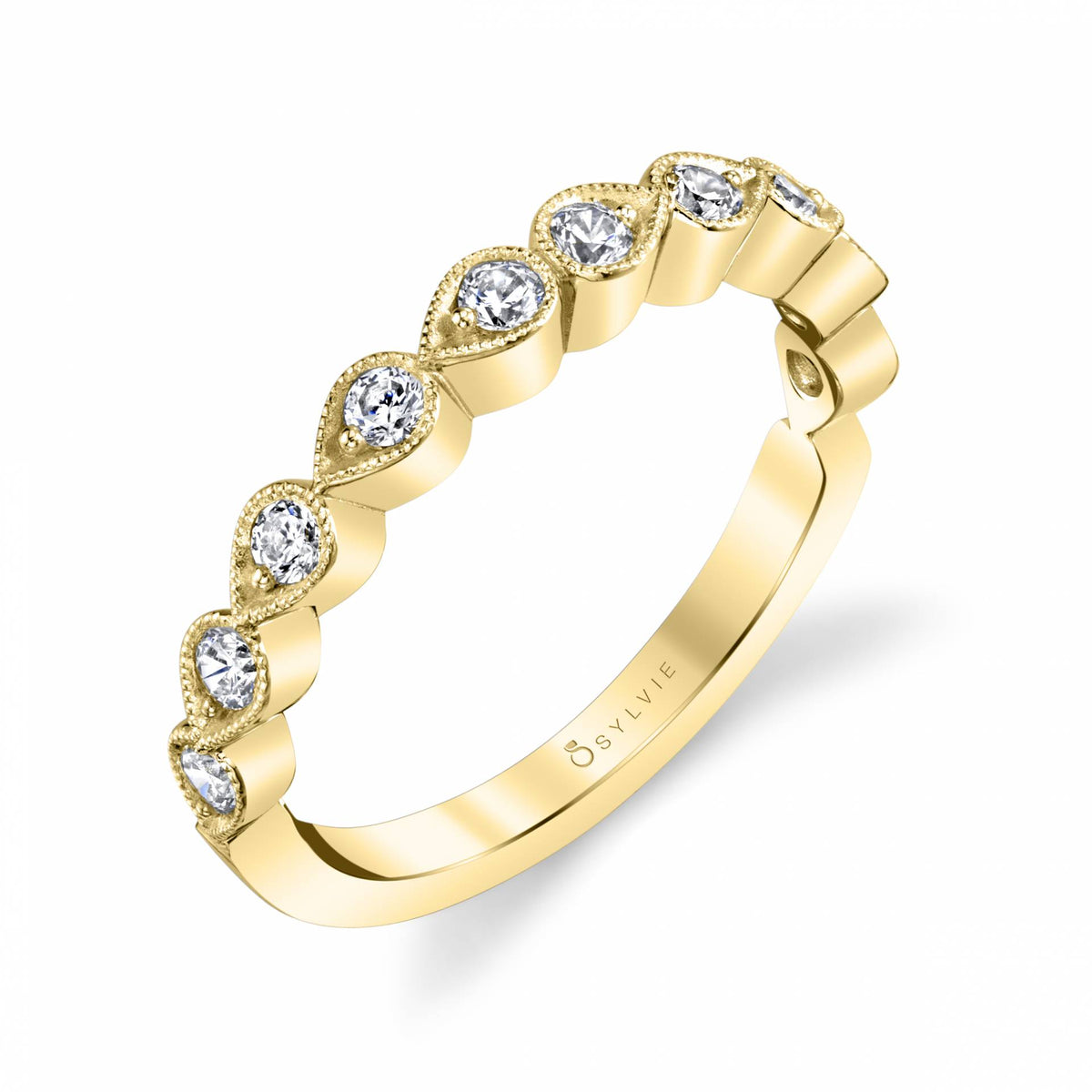 (14K Yellow) Vintage Wedding Band