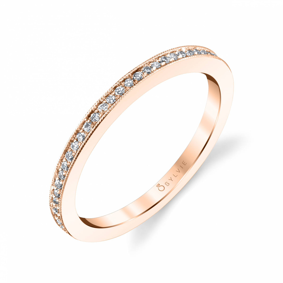 (18K Rose) Classic Wedding Band