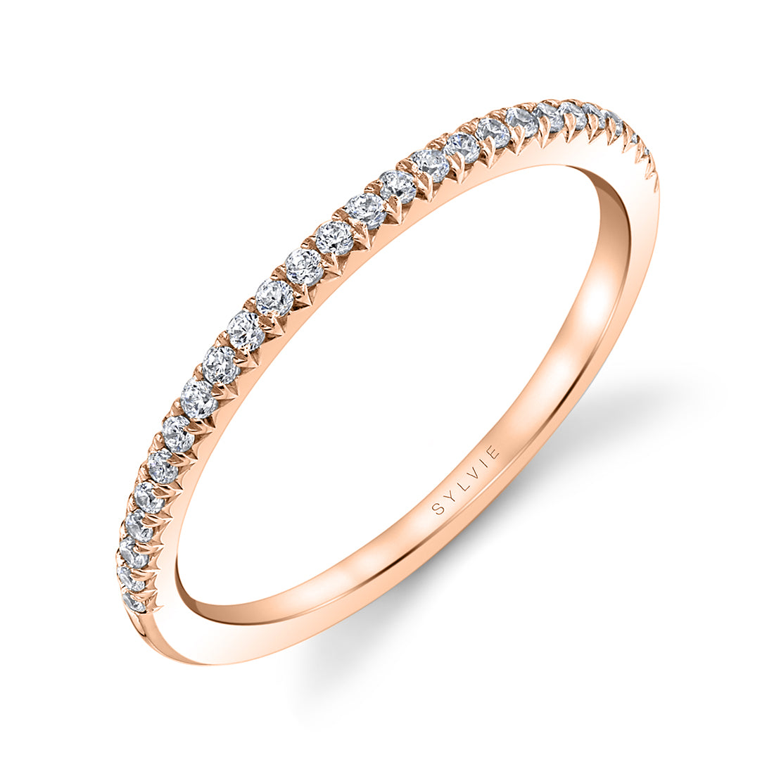 (18K Rose) Classic Wedding Band