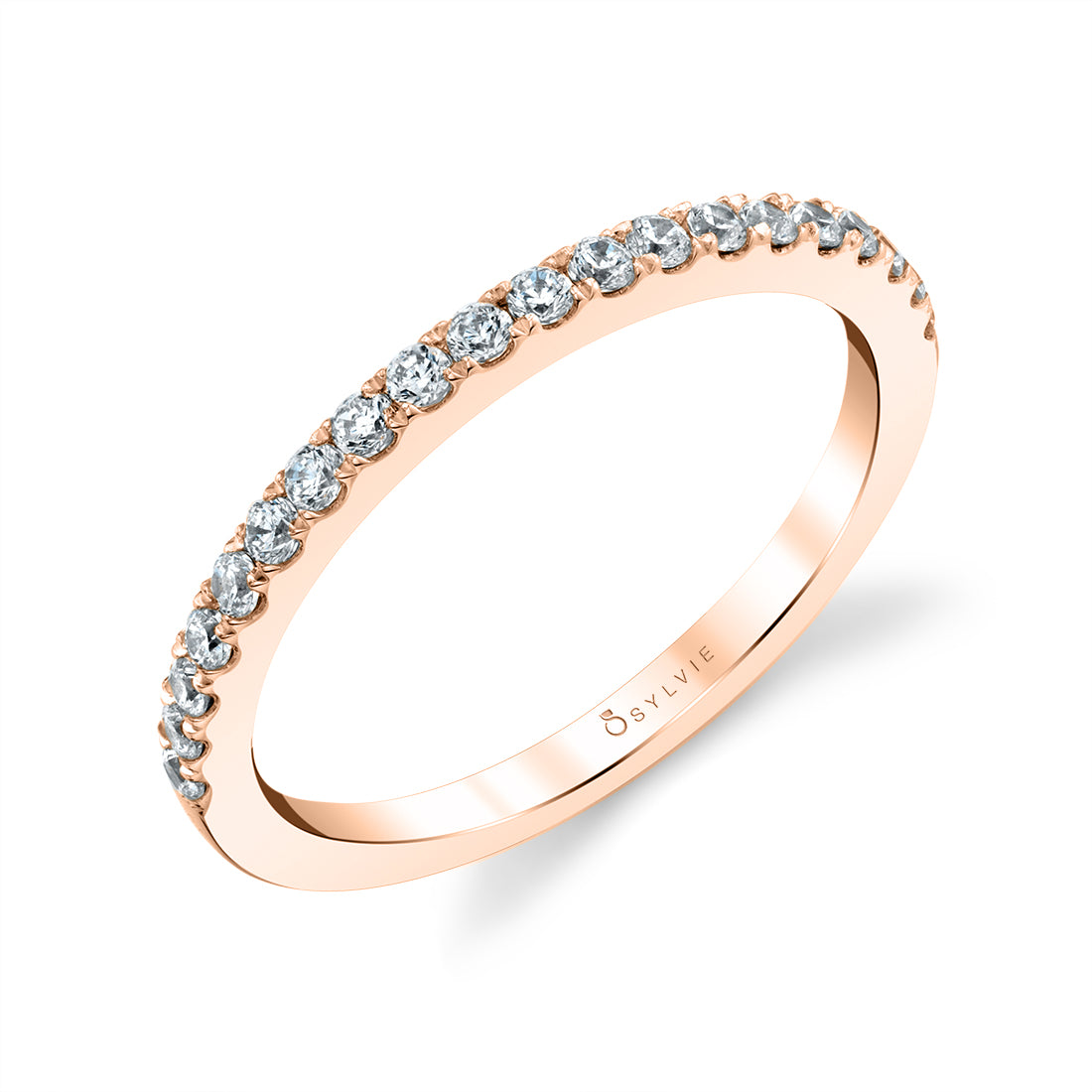 (18K Rose) Classic Wedding Band