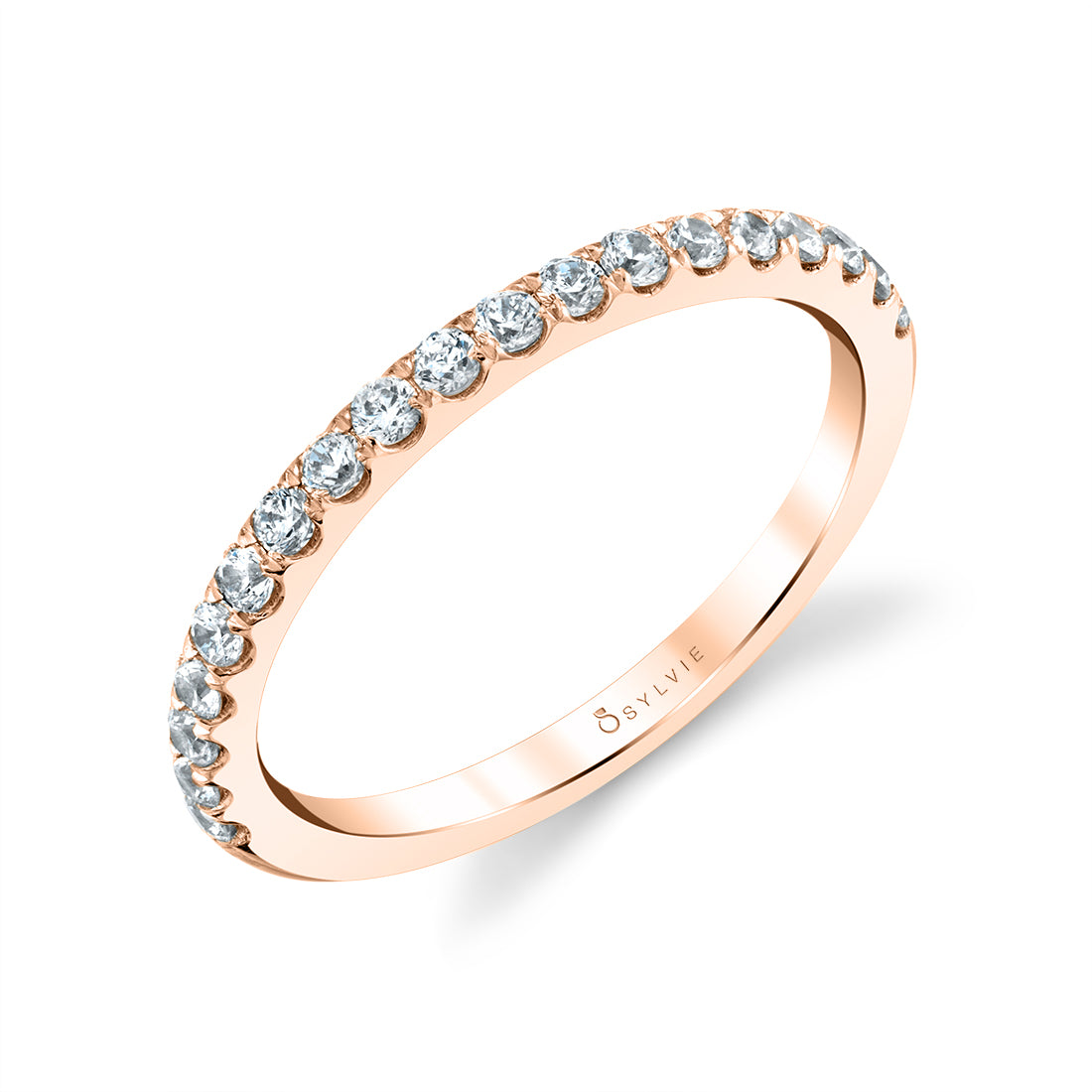 (18K Rose) Classic Wedding Band
