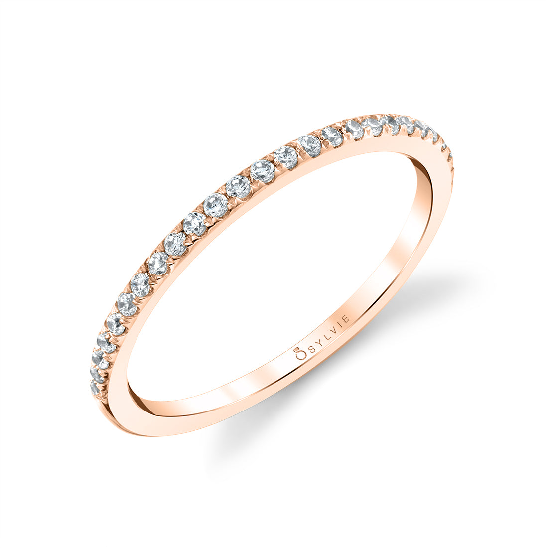 (18K Rose) Classic Wedding Band