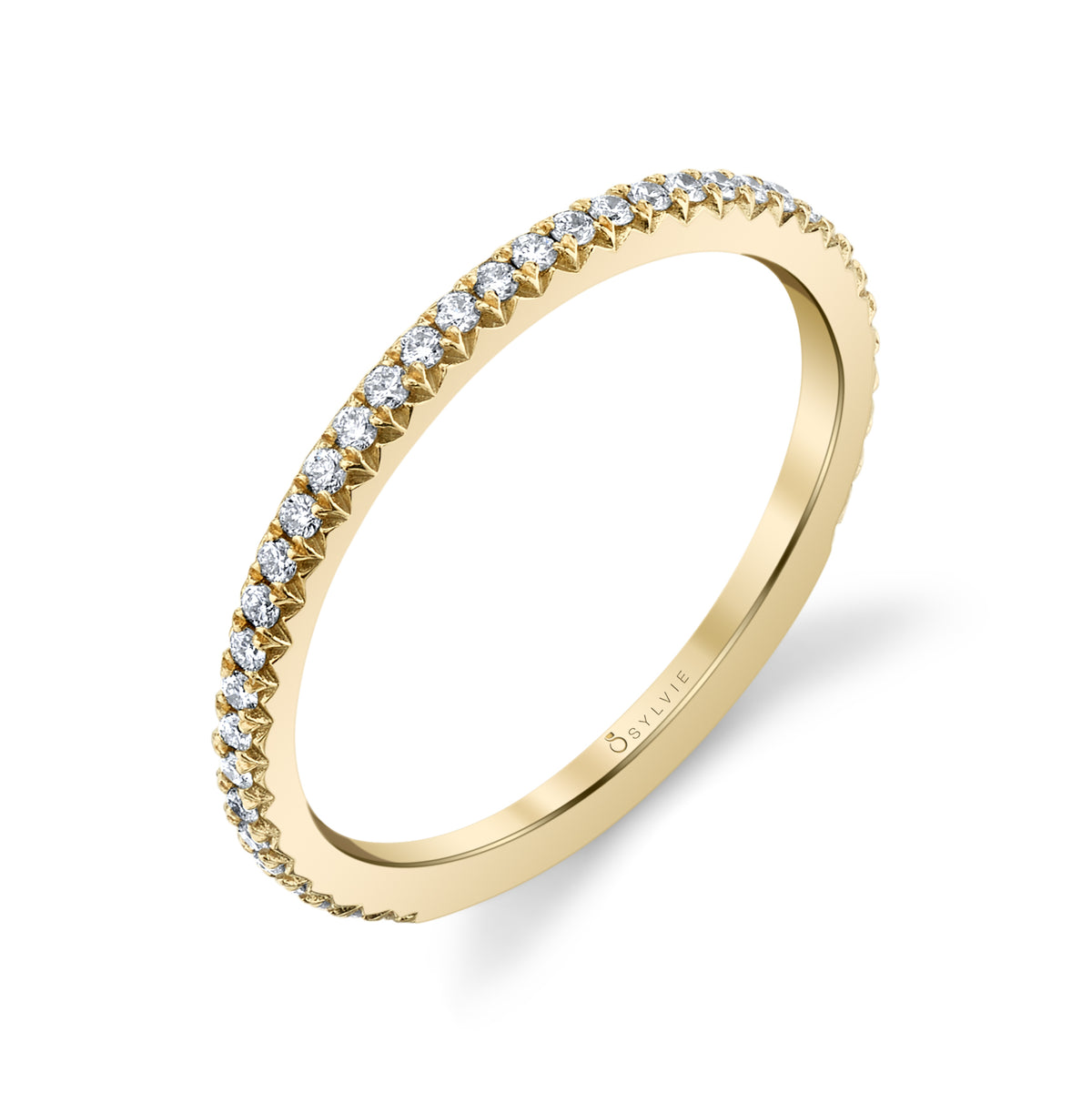 (14K Yellow) Classic Wedding Band - Maryam
