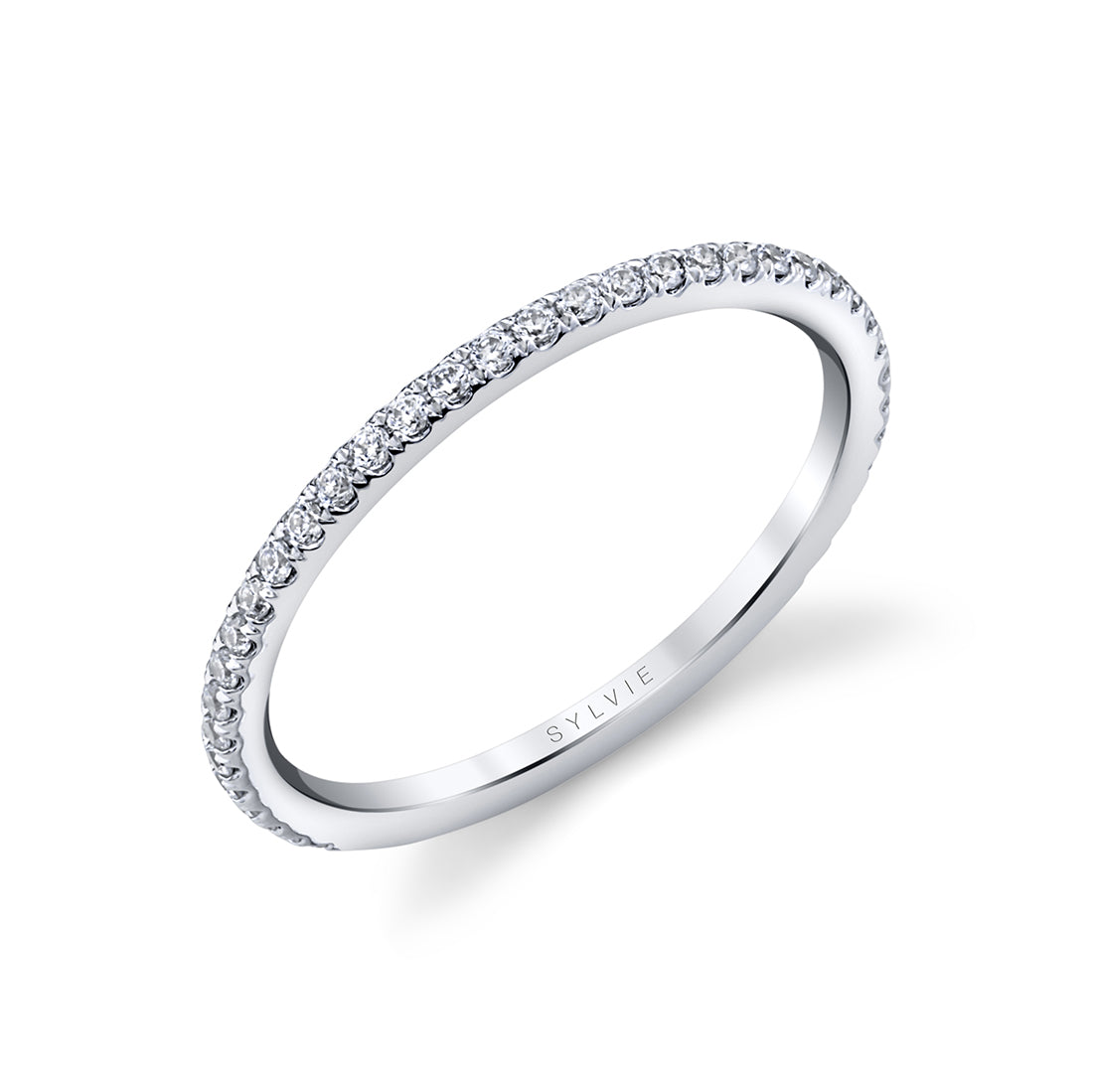 (Platinum White) Classic Wedding Ring - Daniella
