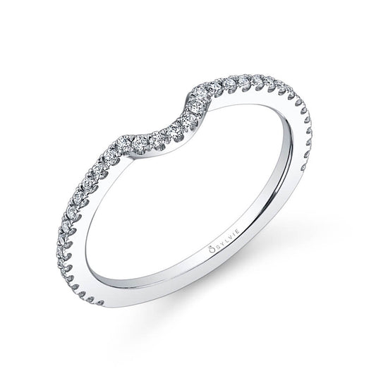 (18K Yellow) Classic Curved Wedding Band