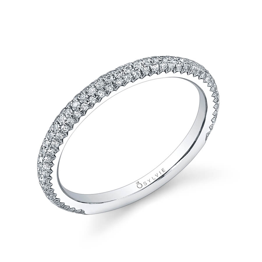 (Gallery) Diamond Pave Wedding Band