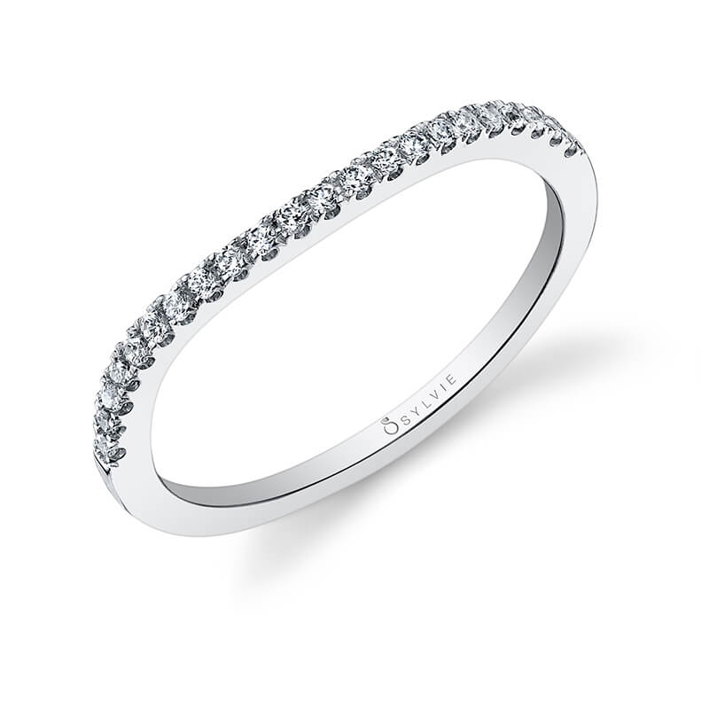 (Gallery) Modern Curved Wedding Band