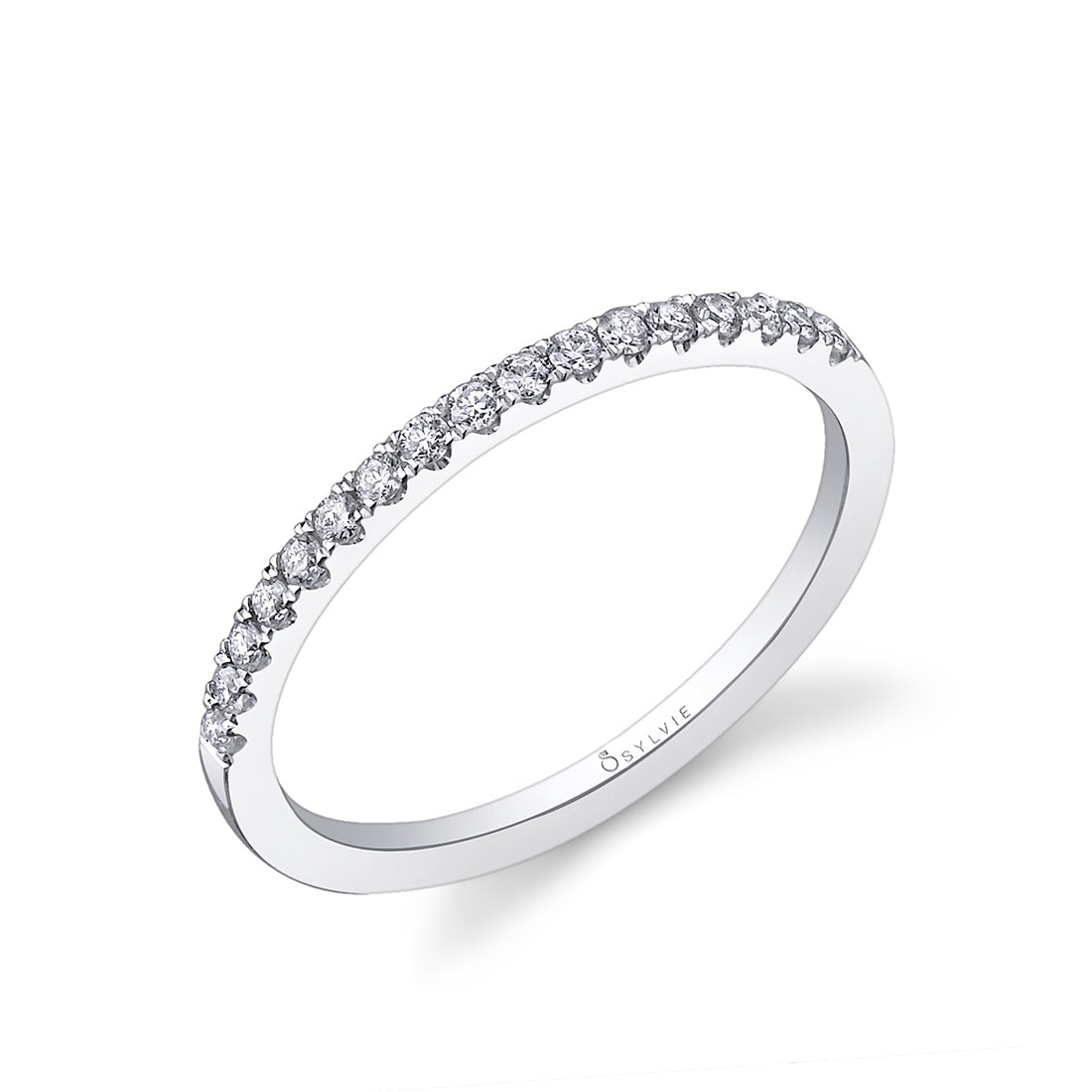 (18K White) Classic Wedding Band