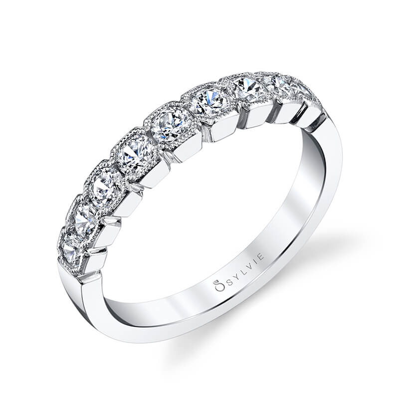 (Gallery) Bezel Set Wedding Band