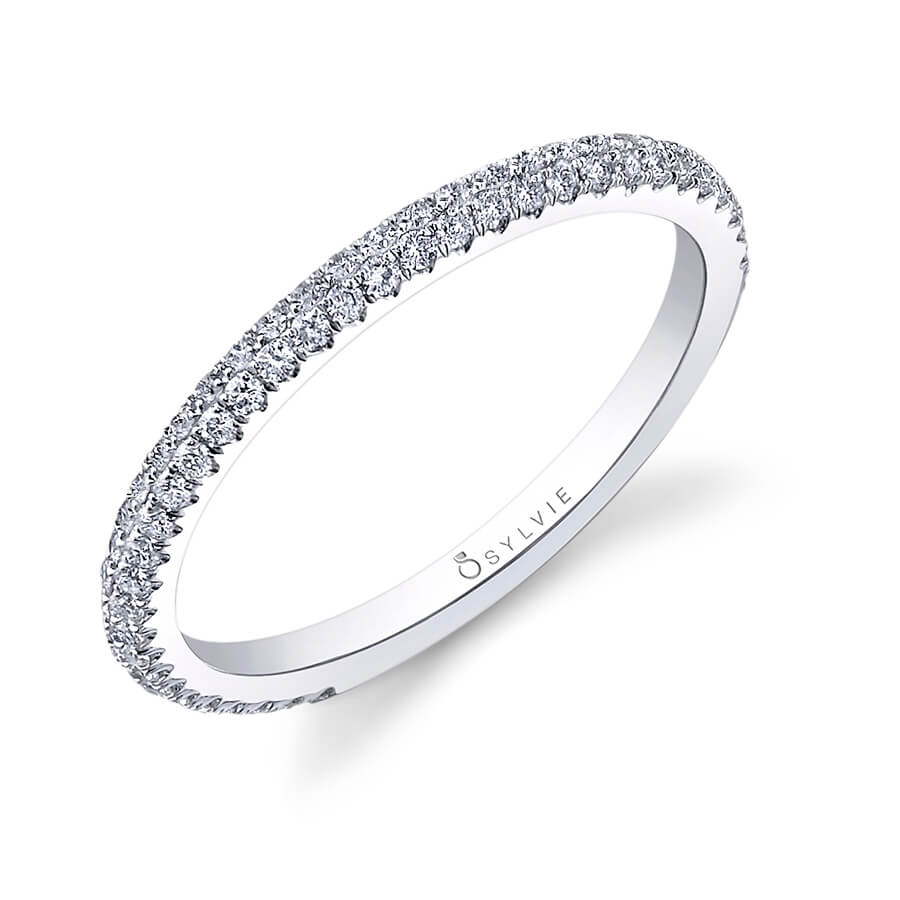 (Gallery) Diamond Pave Wedding Band