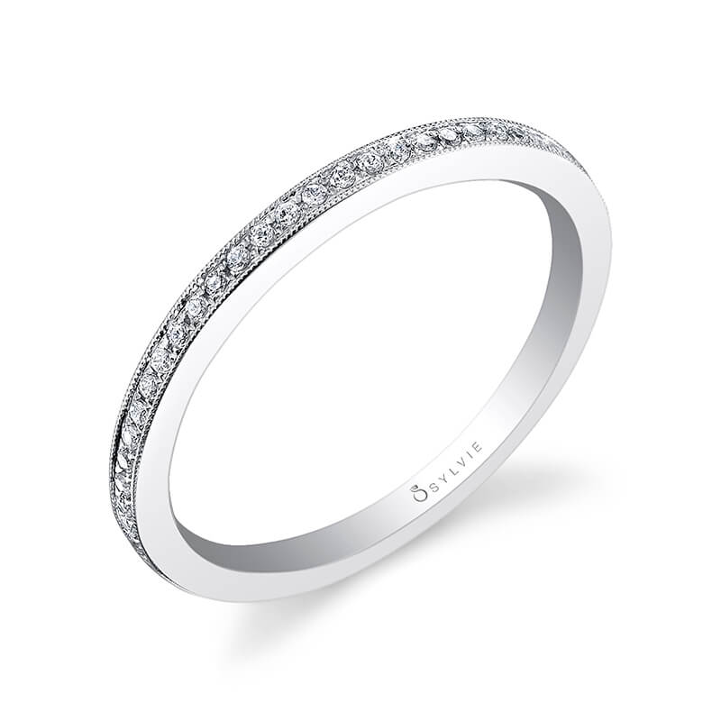 (14K Yellow) Classic Curved Wedding Band