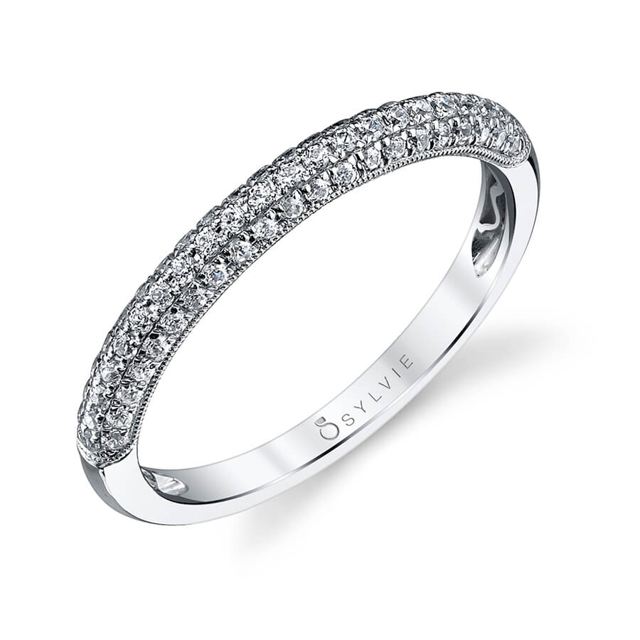 (Gallery) Micro Pave Wedding Band