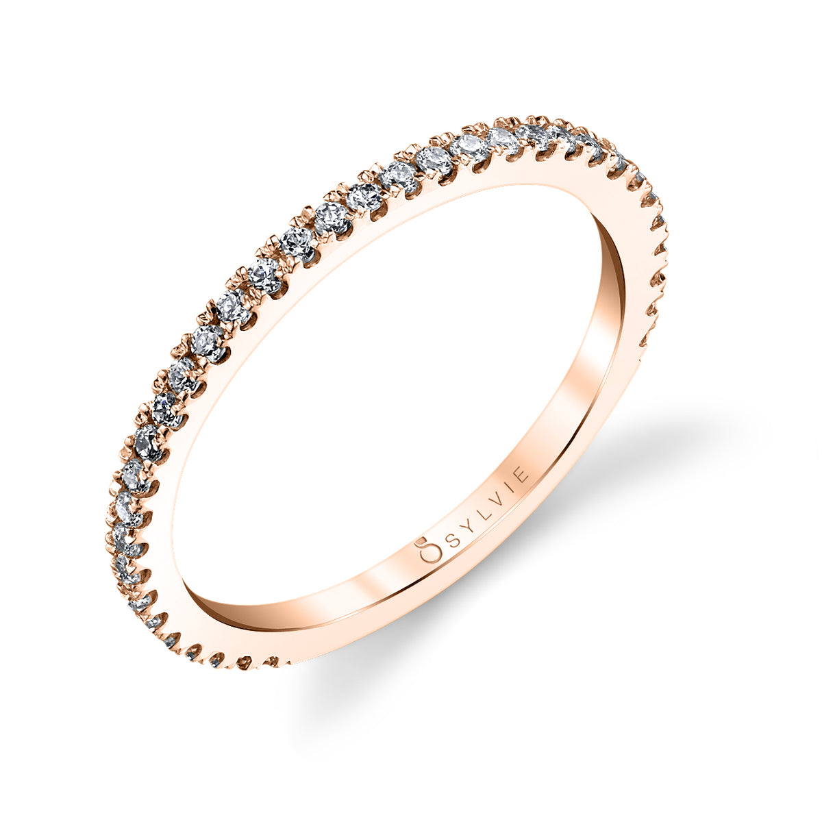 (14K Rose) Classic Wedding Band