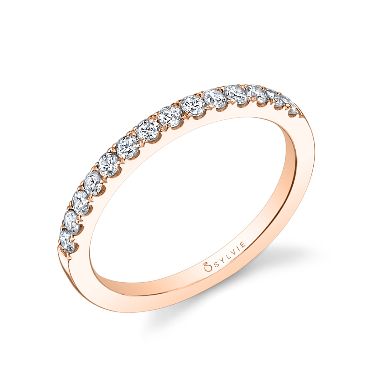 (18K Rose) Classic Wedding Band