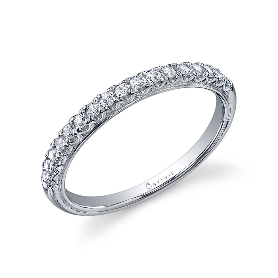 (14K Rose) Classic Wedding Band