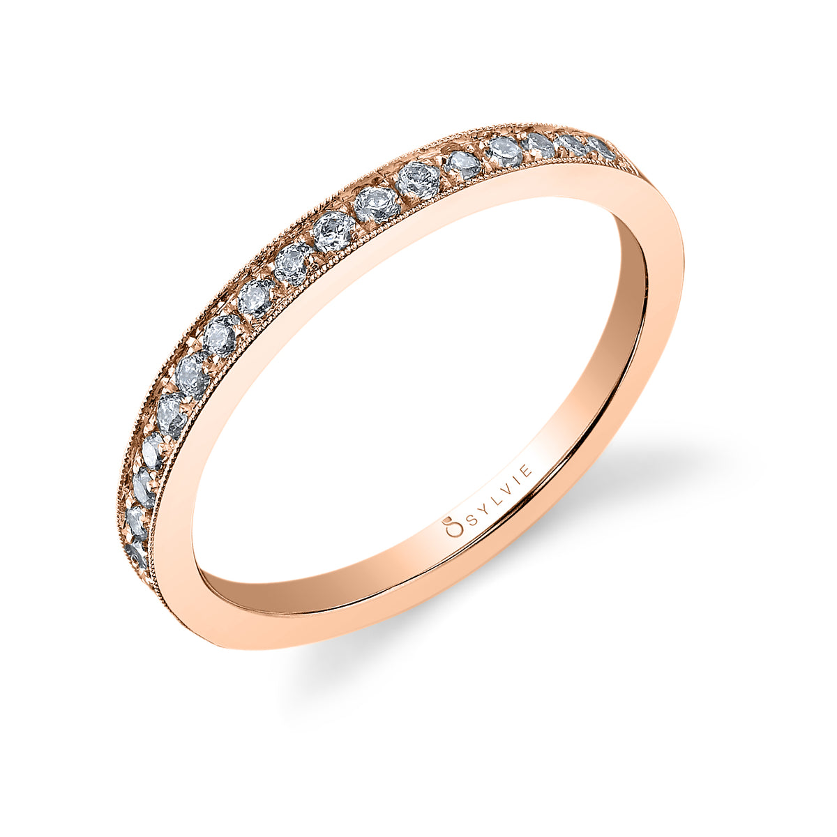 (18K Rose) Classic Wedding Band