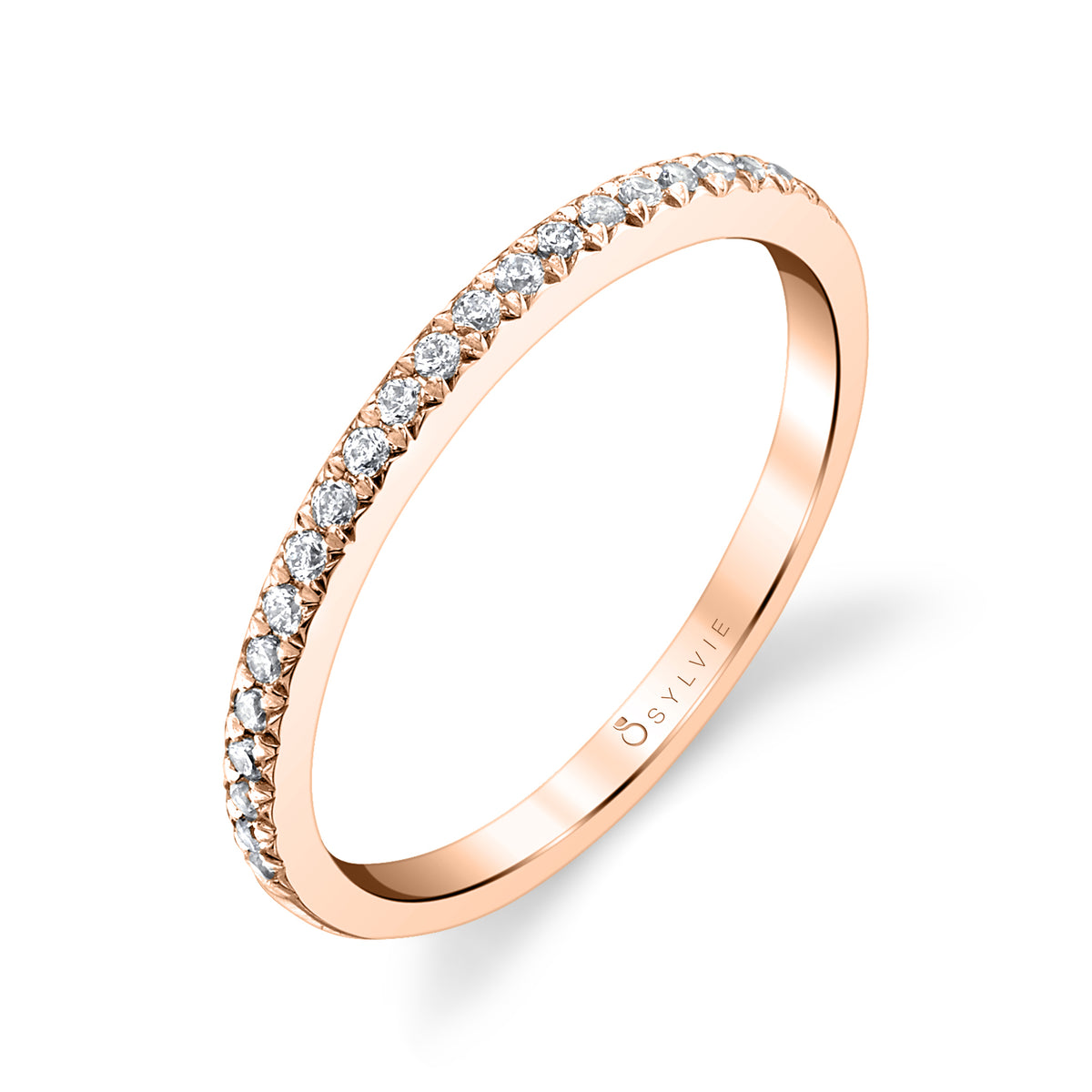 (18K Rose) Classic Wedding Band