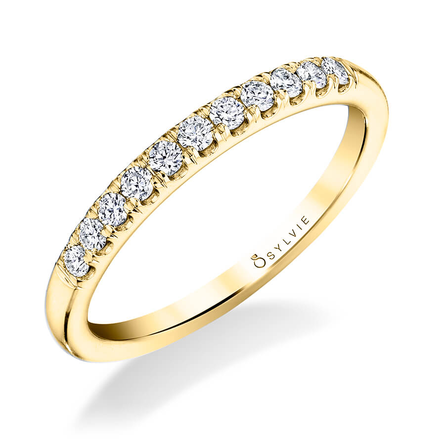 (18K Yellow 0.25 ct) Classic Wedding Band