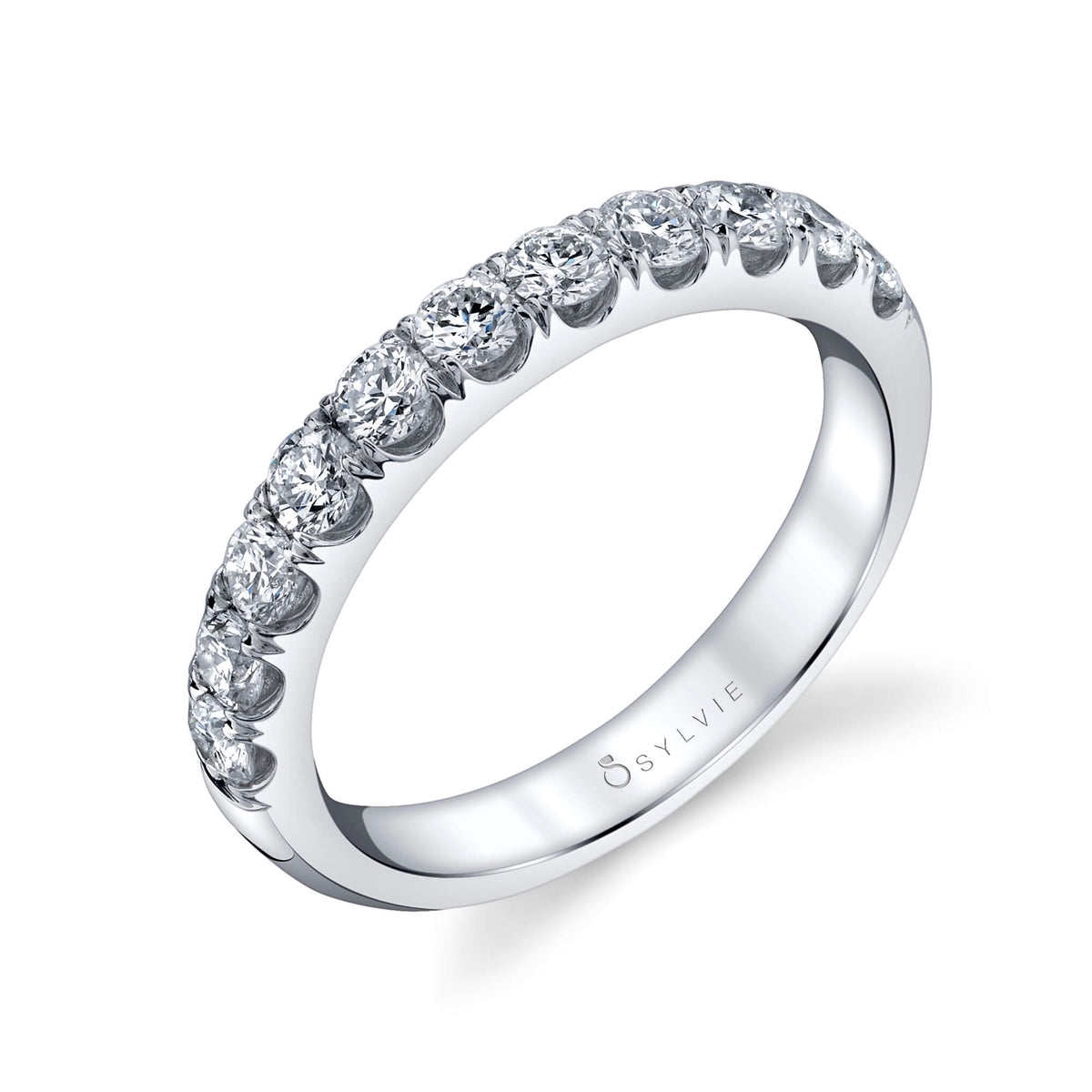 (Platinum White 0.75 ct) Classic Wedding Band