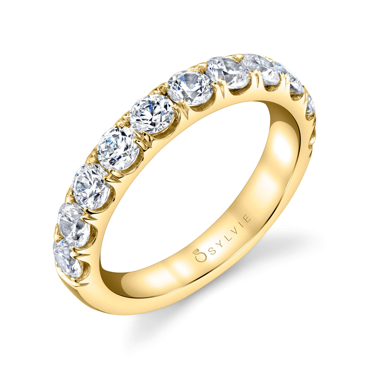 (18K Yellow 1.50 ct) Classic Wedding Band