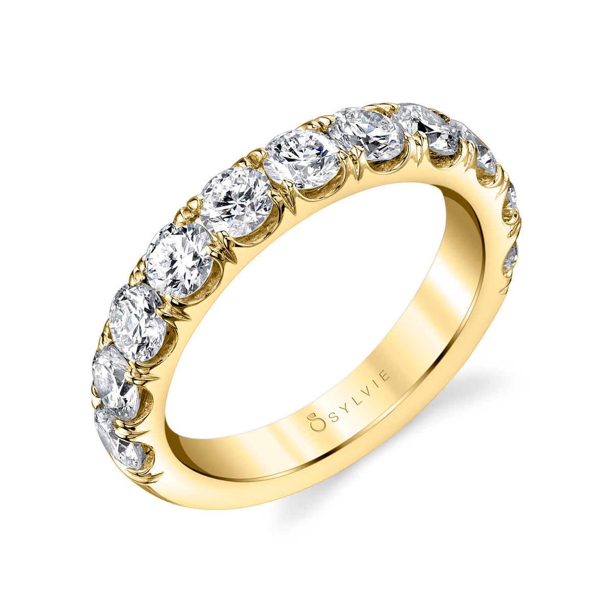 (18K Yellow 2.00 ct) Classic Wedding Band