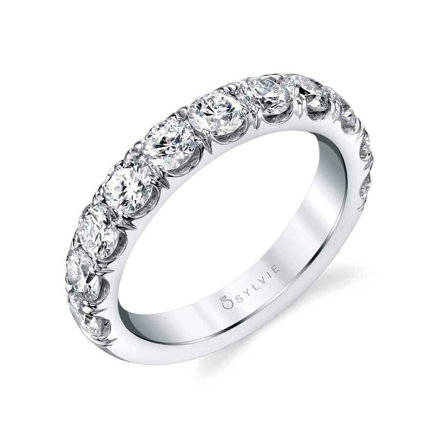 (Platinum White 2.00 ct) Classic Wedding Band