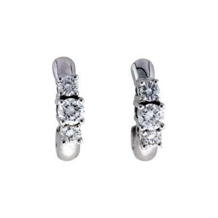 14KT Gold Diamond Earrings