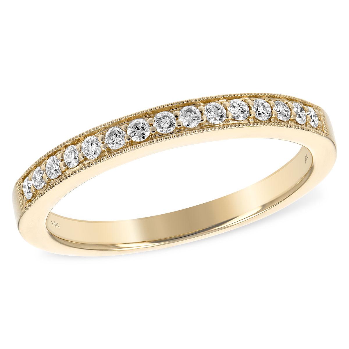 14KT Gold Ladies Diamond Wedding Ring