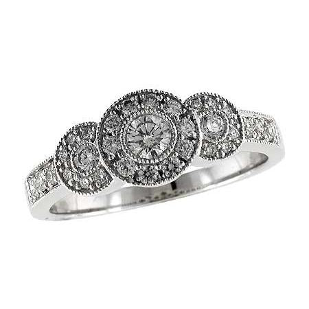 14KT Gold Ladies Diamond Wedding Ring