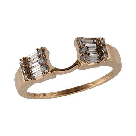 14KT Gold Ladies Diamond Wrap/Guard