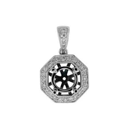 14KT Gold Diamond Pendant