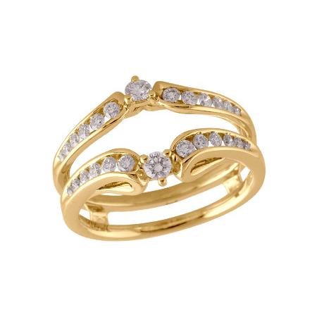 14KT Gold Ladies Diamond Wrap/Guard