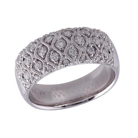 14KT Gold Ladies Diamond Wedding Ring