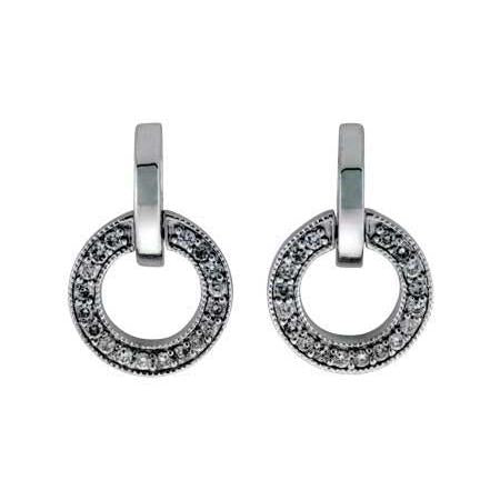 14KT Gold Diamond Earrings