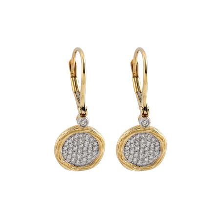 14KT Gold Diamond Earrings