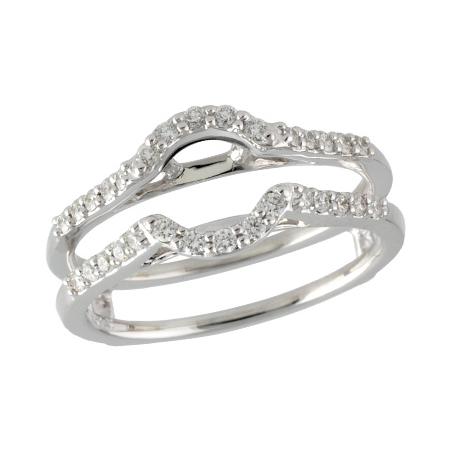 14KT Gold Ladies Diamond Wrap/Guard