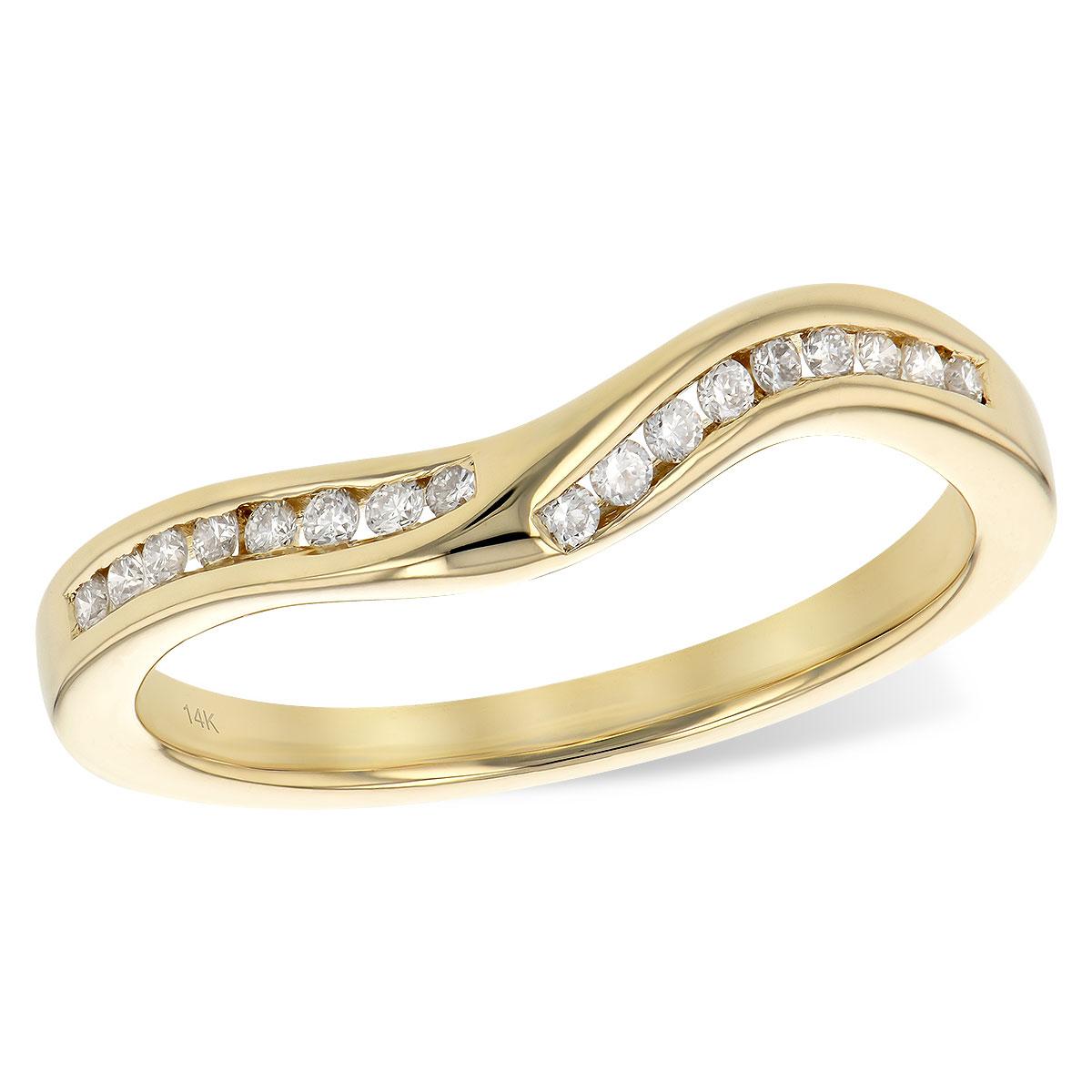 14KT Gold Ladies Diamond Wedding Ring