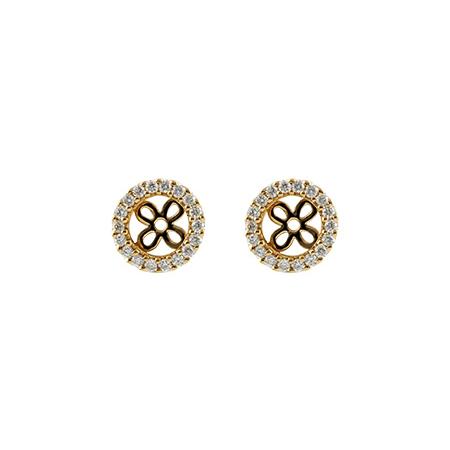 14KT Gold Diamond Earrings