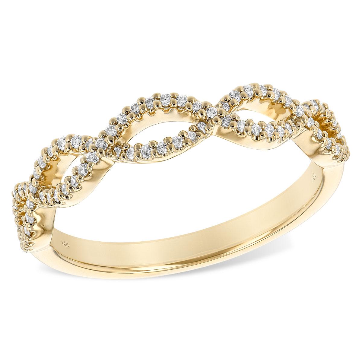 14KT Gold Ladies Diamond Wedding Ring